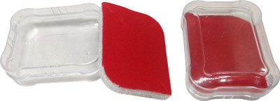

Aumni Crafts Plastic Earring Packing Display Box 5x4x2cm Rectangle Red (Pack of 12 pieces) Plastic Earring Box Vanity Box(Red)