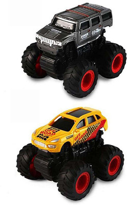 KITI KITS Off Road Pull Back Car Toy(YELLOW & GREY)