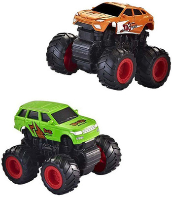 

KITI KITS Off Road Pull Back Car Toy (NVJ ENTERPRISE)(ORANGE & GREEN)