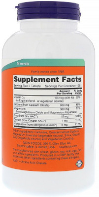 

Now Foods Now Foods, Calcium Citrate, 250 Tablets(250 No)