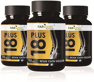 

FARGANIC 18 + Herbal Capsules with SHILAJIT, ASHWAGANDHA, Black MUESLI, (270 Capsules)(270 No)