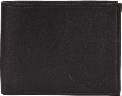 

Skydove Men Black Artificial Leather Wallet(10 Card Slots)