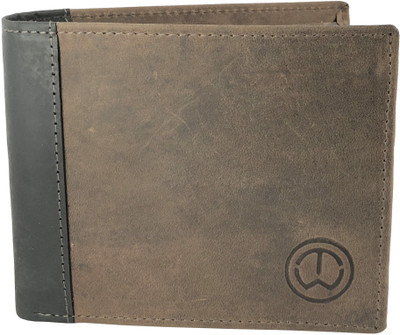 

IzcorpIndia Men Brown, Black Genuine Leather Wallet(6 Card Slots)