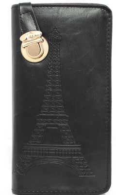 

b4bags Women Black Artificial Leather Wallet(4 Card Slots)