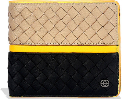 

Eske Men Multicolor Genuine Leather Wallet(8 Card Slots), Blackstone