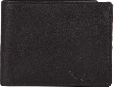 

Skydove Men Black Artificial Leather Wallet(7 Card Slots)