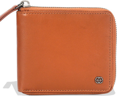

Eske Men Tan Genuine Leather Wallet(8 Card Slots), Dktan