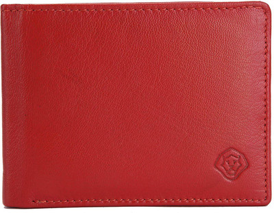 

LEO TORRESI Men Red Genuine Leather Wallet(14 Card Slots), Multi