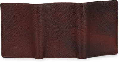 

U Carry Me Men Formal Brown Genuine Leather Wallet(5 Card Slots)