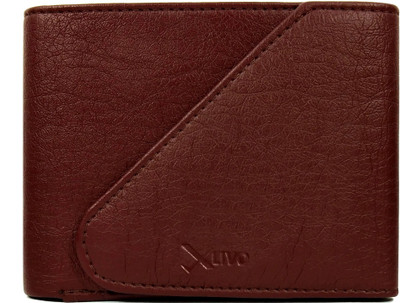 

Xlivo Men Brown Artificial Leather Wallet(5 Card Slots)