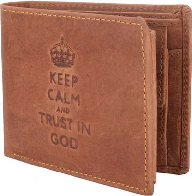 

Bull Kraft Men Tan Genuine Leather Wallet(6 Card Slots)