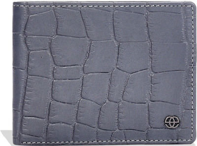 

Eske Men Blue Genuine Leather Wallet(8 Card Slots), Jeansblue