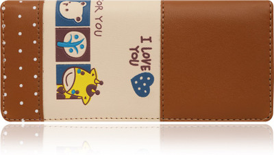 

minaar Women Brown Artificial Leather Wrist Wallet(5 Card Slots)