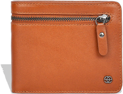 

Eske Men Tan Genuine Leather Wallet(8 Card Slots)