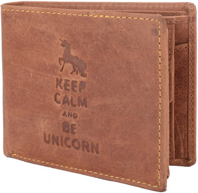 

Bull Kraft Men Tan Genuine Leather Wallet(6 Card Slots)