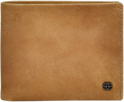 

Eske Men Beige Genuine Leather Wallet(4 Card Slots), Cuoio