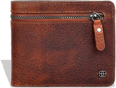 

Eske Men Brown Genuine Leather Wallet(8 Card Slots), Cognac