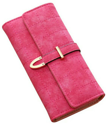 

victory royal Women Pink Artificial Leather Wallet(10 Card Slots)