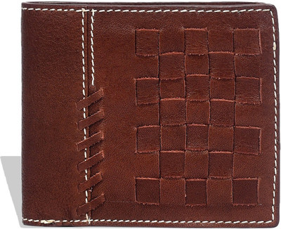 Eske Men Brown Genuine Leather Wallet(8 Card Slots), Chestnut