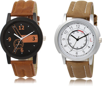 

The Shopoholic Latest Collection Fancy And Attractive Black And Brown And White Dial Analog Watch For Boys Watch For Boy Watch - For Men