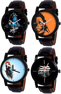 

BigMall Combo Of 4 Formal & Casual Analog Watch 002 Watch - For Boys