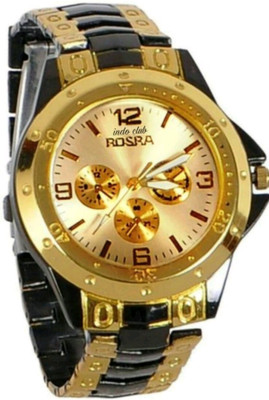 indo club 61 rosra two tone exclusive all occation Analog Watch - For Men