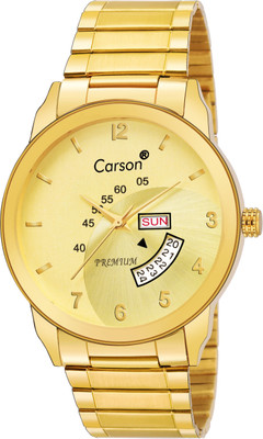 

Carson CR8044 Premium Gold Plated Watch - For Men
