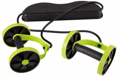 

RetailShopping Double AB Roller Exercise Equipment-7462 Ab Exerciser(Green)