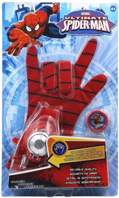 

Starsky Ultimate Spiderman Gloves With Disc Launcher (Red)(Red)