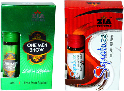 Zia One Man Show and Signature Malaysian Edition Floral Attar(Davana)