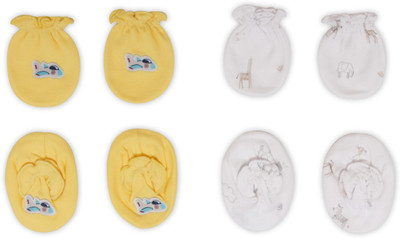 

Pebbles Baby/Infant Cute Printed Mitten & Bootie Combo - Pack of 2(Multicolor)