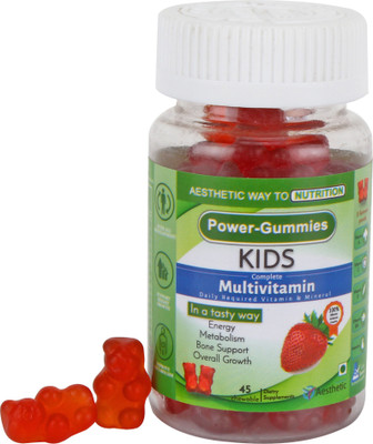

power gummies Kids Multivitamin Strawberry Flavored Gummies(75 g)