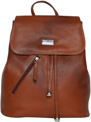 

Zordan Leather Backpack Bag 15.6 Laptop Expandable Features Made in Pure Leather Color (Tan) 18 Laptop Backpack(Tan)