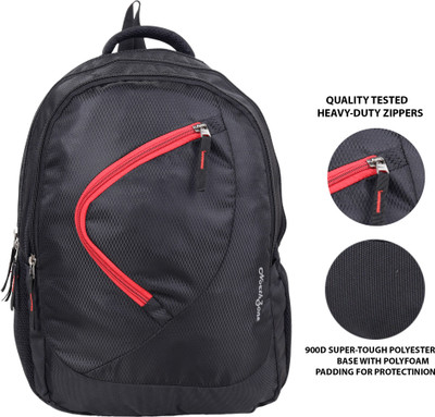 

Northzone 18 inch Edge Black 25 L Backpack(Black)