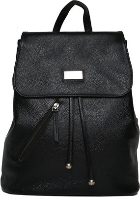 

Zordan Leather Backpack Bag 15.6 Laptop Expandable Features Made in Pure Leather Color (Black) 18 Laptop Backpack(Black)