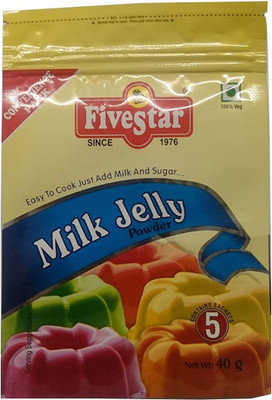 

5 Star Milk Jelly Powder Pack of 3 (40 gm each) Jelly Powder(120 g)