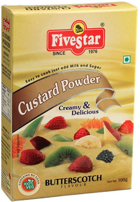 

5 Star Butterscotch 100g each Pack of 4 Custard Powder(400 g)