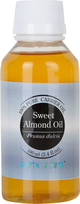 

Earth N Pure Sweet Almond Oil 100% Pure, Natural and Cold Pressed - 100 ml (3.4 fl. oz.)(100 ml)