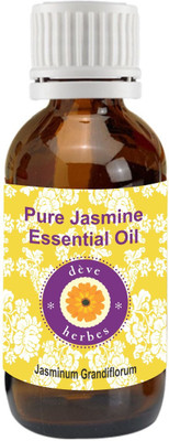 

DèVe Herbes Pure Jasmine Essential Oil 5ml (Jasminum Grandiflorum) 100% Pure & Natural(5 ml)