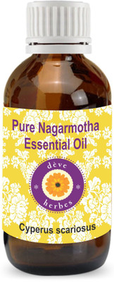 

Deve Herbes Pure Nagarmotha Essential Oil 10ml (Cyperus scariosus) 100% Natural Therapeutic Grade Steam Distilled(10 ml)