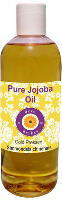 

Deve Herbes Pure Golden Jojoba Oil (Simmondsia chinensis) 100% Natural- Therapeutic Grade Cold Pressed(200 ml)