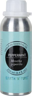 

Earth N Pure Peppermint Oil 100% Pure And Natural Essential Oil - 250 ml (8.4 fl. oz.)(250 ml)