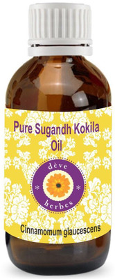 

Deve Herbes Pure Sugandh Kokila Oil 1250ml (Cinnamomum glaucescens) 100% Natural Therapeutic Grade(1250 ml)