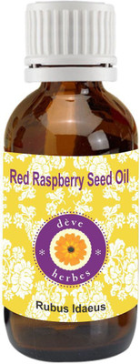 

Deve Herbes Pure Red Raspberry Seed Oil 30ml (Rubus idaeus) 100% Natural Therapeutic Grade Cold Pressed(30 ml)