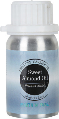 

Earth N Pure Sweet Almond Oil 100% Pure, Natural and Cold Pressed - 50 ml (1.7 fl. oz.)(50 ml)