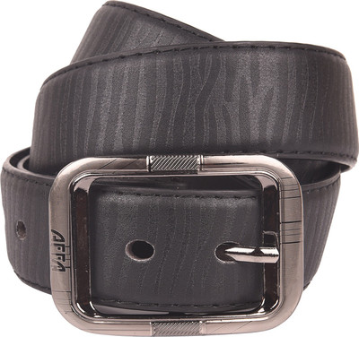 

AFFA Men Casual Black Artificial Leather Belt