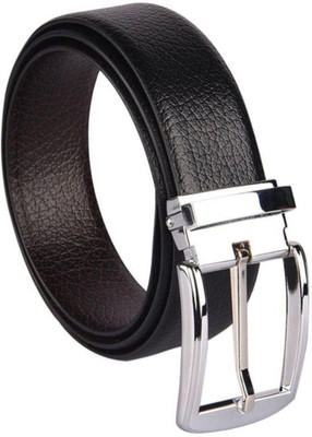 

Eagle Buzz Men & Women Black Genuine Leather Belt