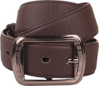 

AFFA Men Casual Brown Artificial Leather Belt