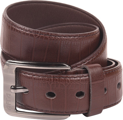 AFFA Men Casual Brown Artificial Leather Belt