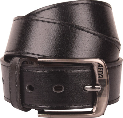 

AFFA Men Casual Black Artificial Leather Belt